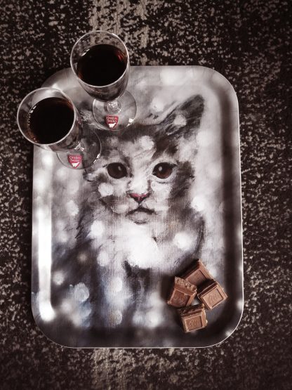 "Vinterkatt" - 20cm x 27cm - Bild 2