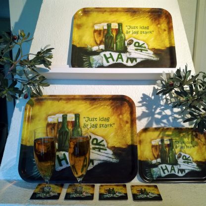 Glasunderlägg 4-pack "Just idag" - Bild 3