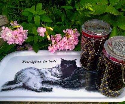 "Breakfast in bed" 43cm x 22cm - Bild 4