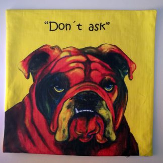 Kuddfodral "Don´t ask"