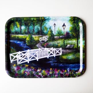 "De vita broarna" - 43cm x 33cm