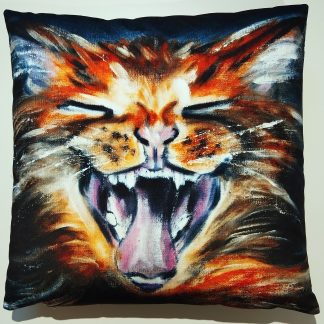 Kuddfodral "Knaskatt"