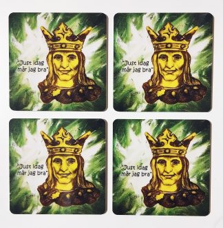 Glasunderlägg 4-pack "St Erik"