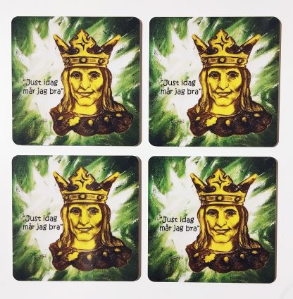 Glasunderlägg 4-pack "St Erik"